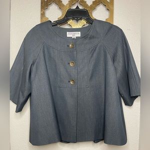 Sharagano Blue Jean jacket size 14 women